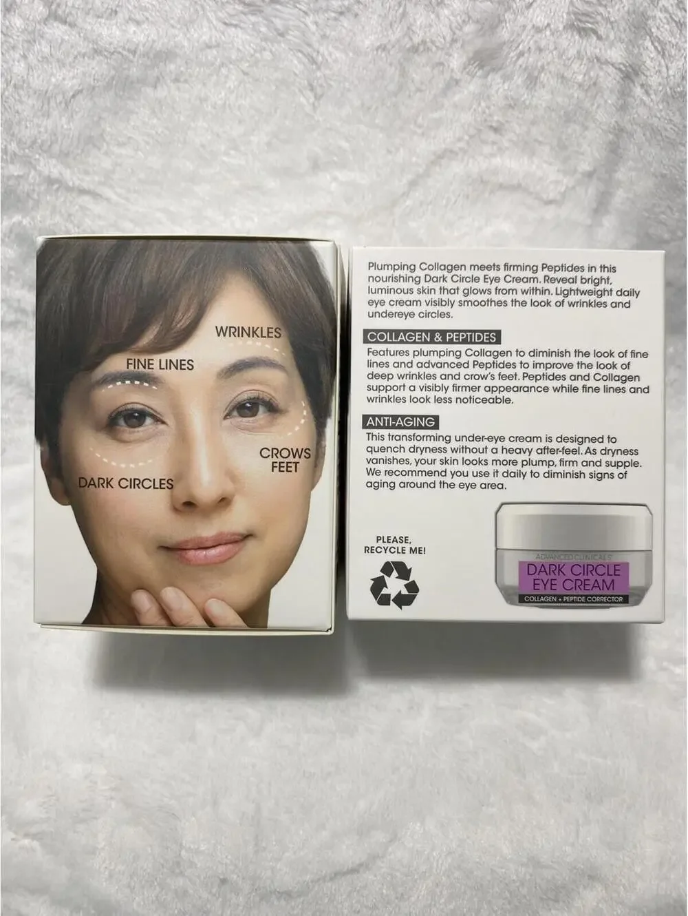 Bundle of 2 Brand New Advanced Clinicals Dark Circles Eye Cream